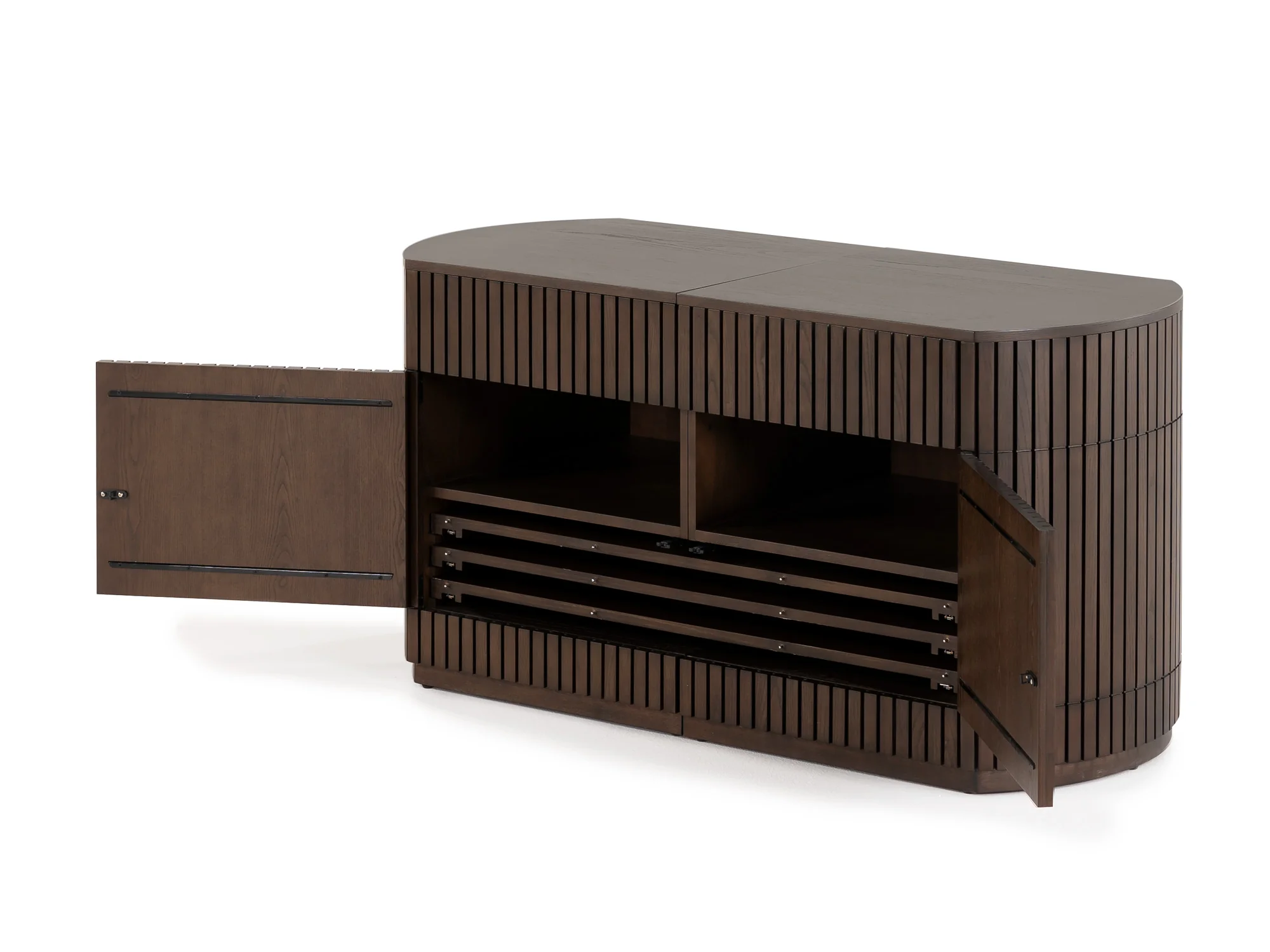 Transformer Round Sideboard - Panel Storage - Image 32