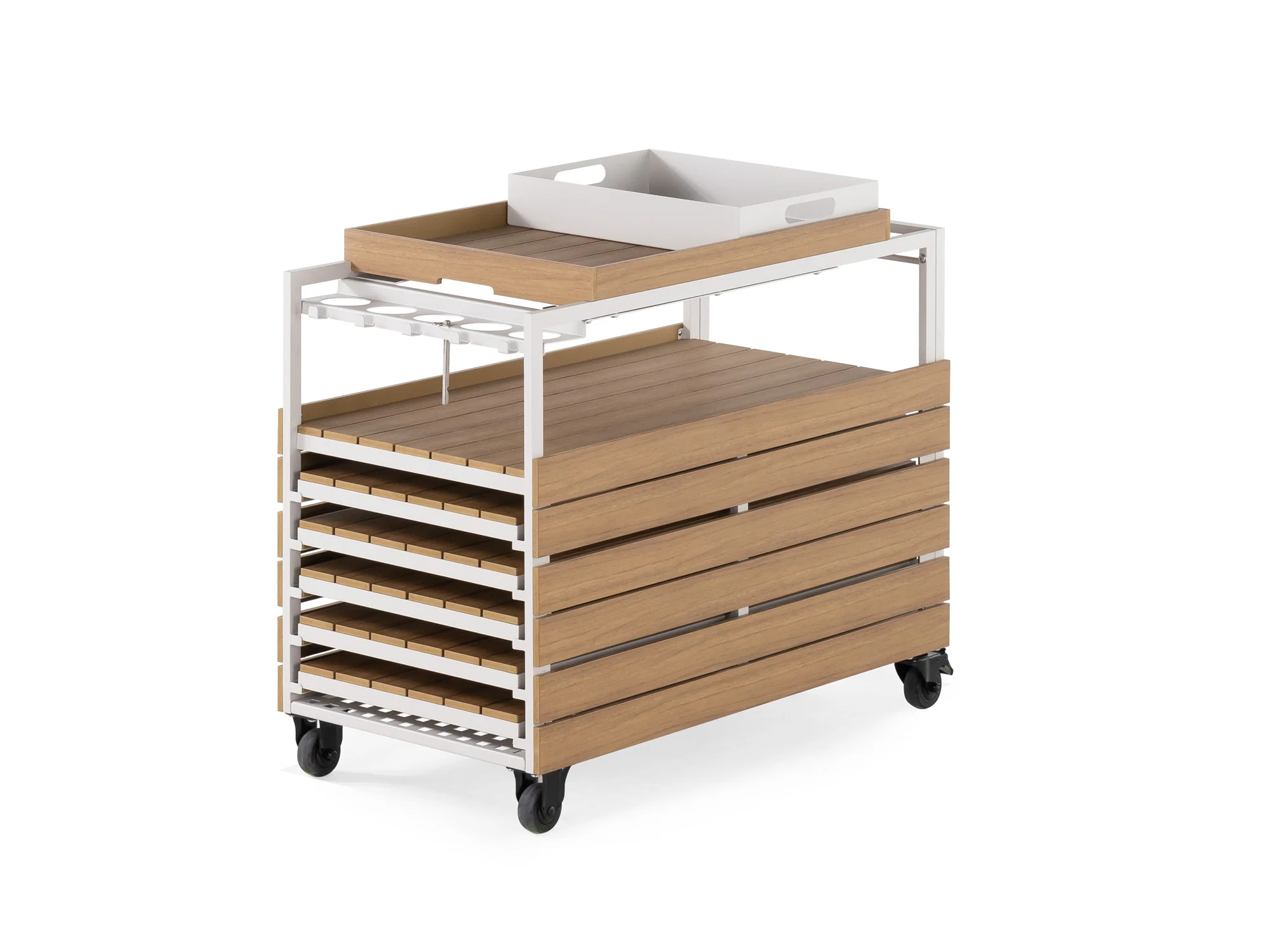 Transformer Outdoor Bar Cart - Panel Storage - Image 27