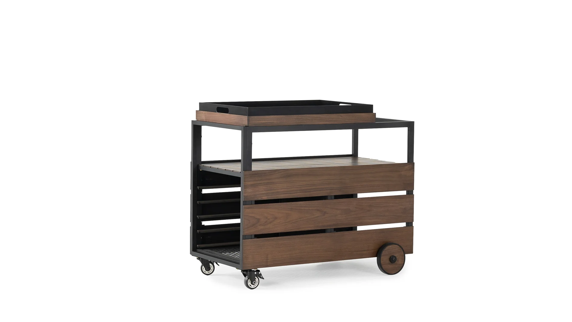 Transformer Outdoor Bar Cart - Panel Storage - Image 23