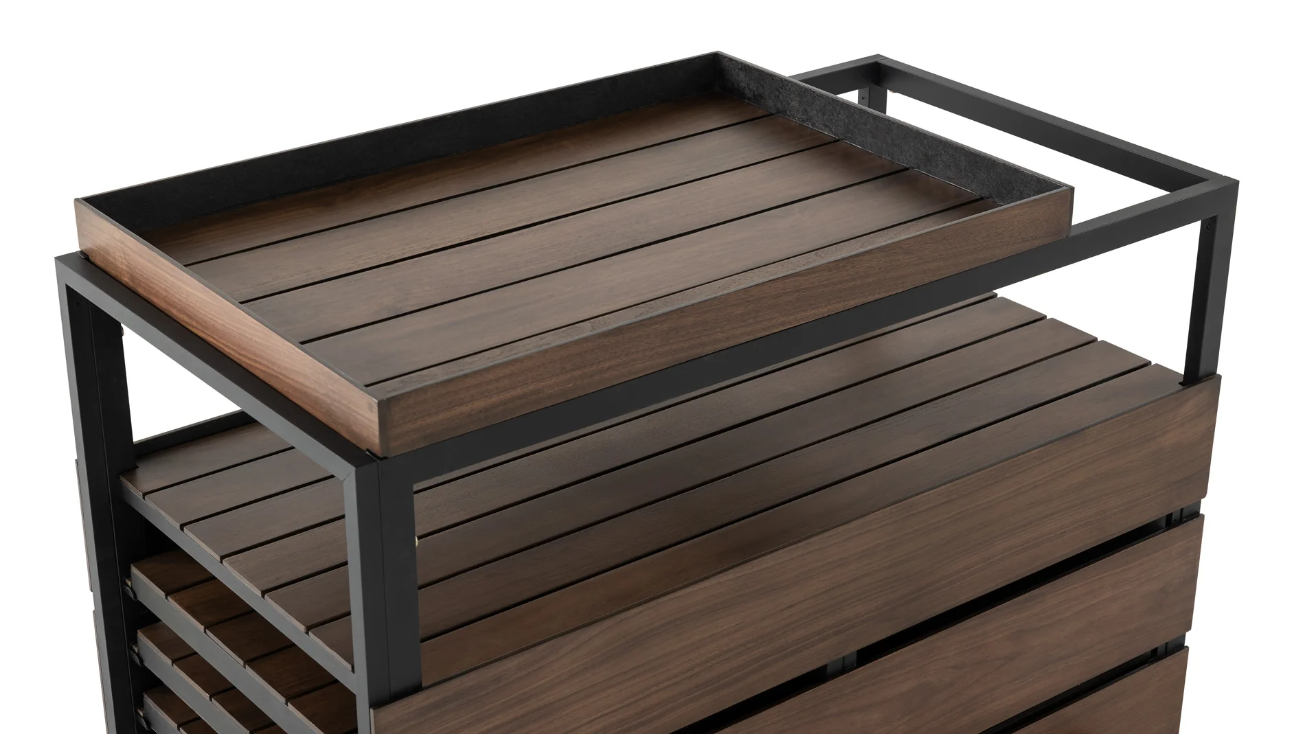 Transformer Outdoor Bar Cart - Panel Storage - Image 25