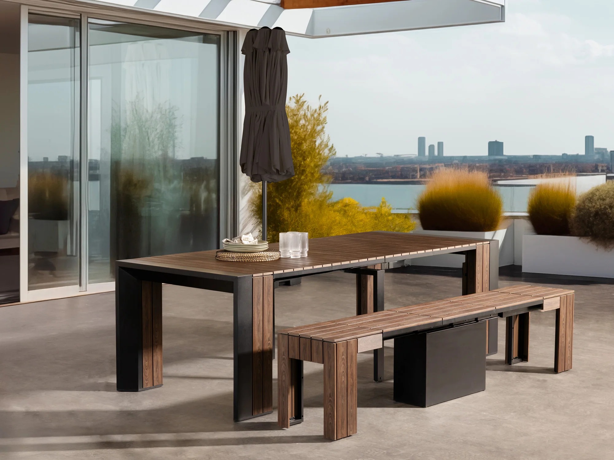 Transformer Outdoor Patio Umbrella - Image 17