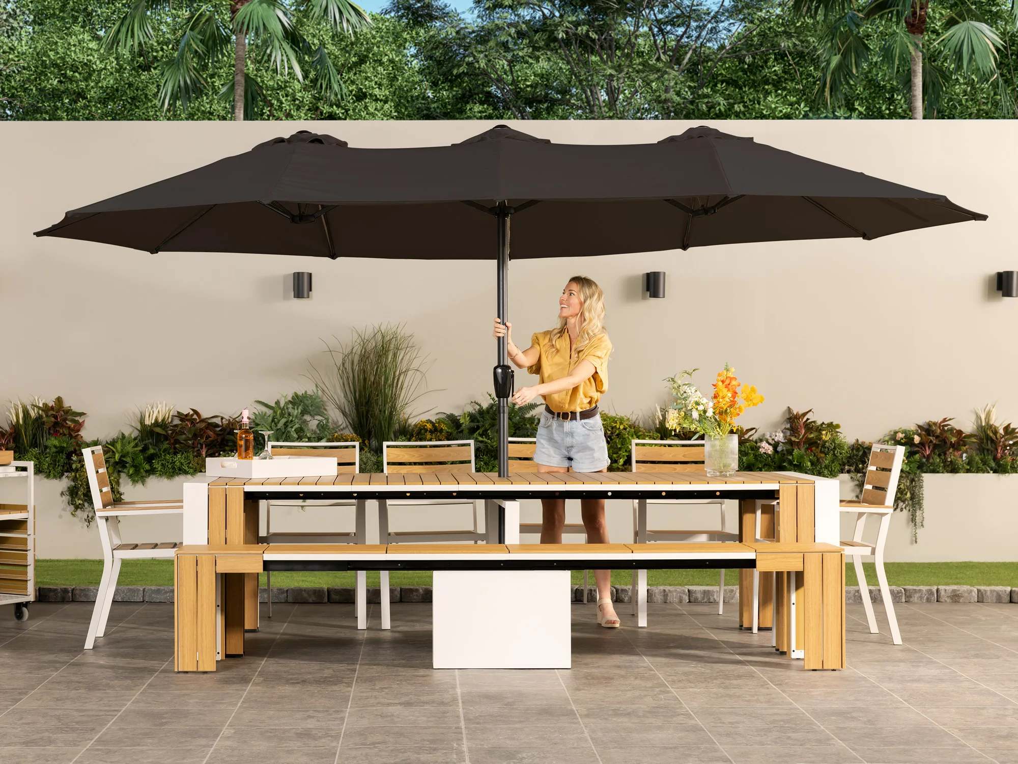 Transformer Outdoor Patio Umbrella - Image 18