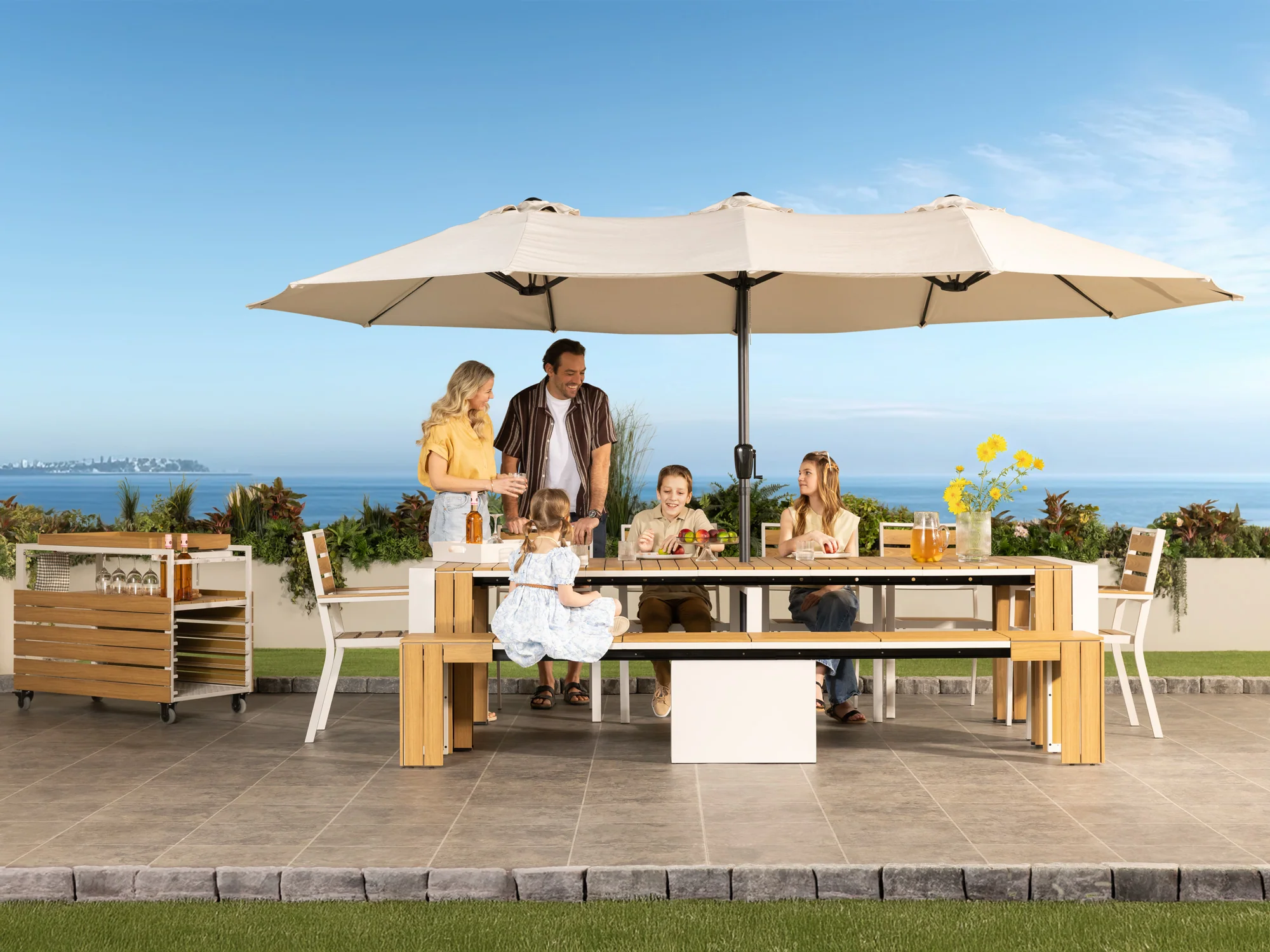 Transformer Outdoor Patio Umbrella - Image 4