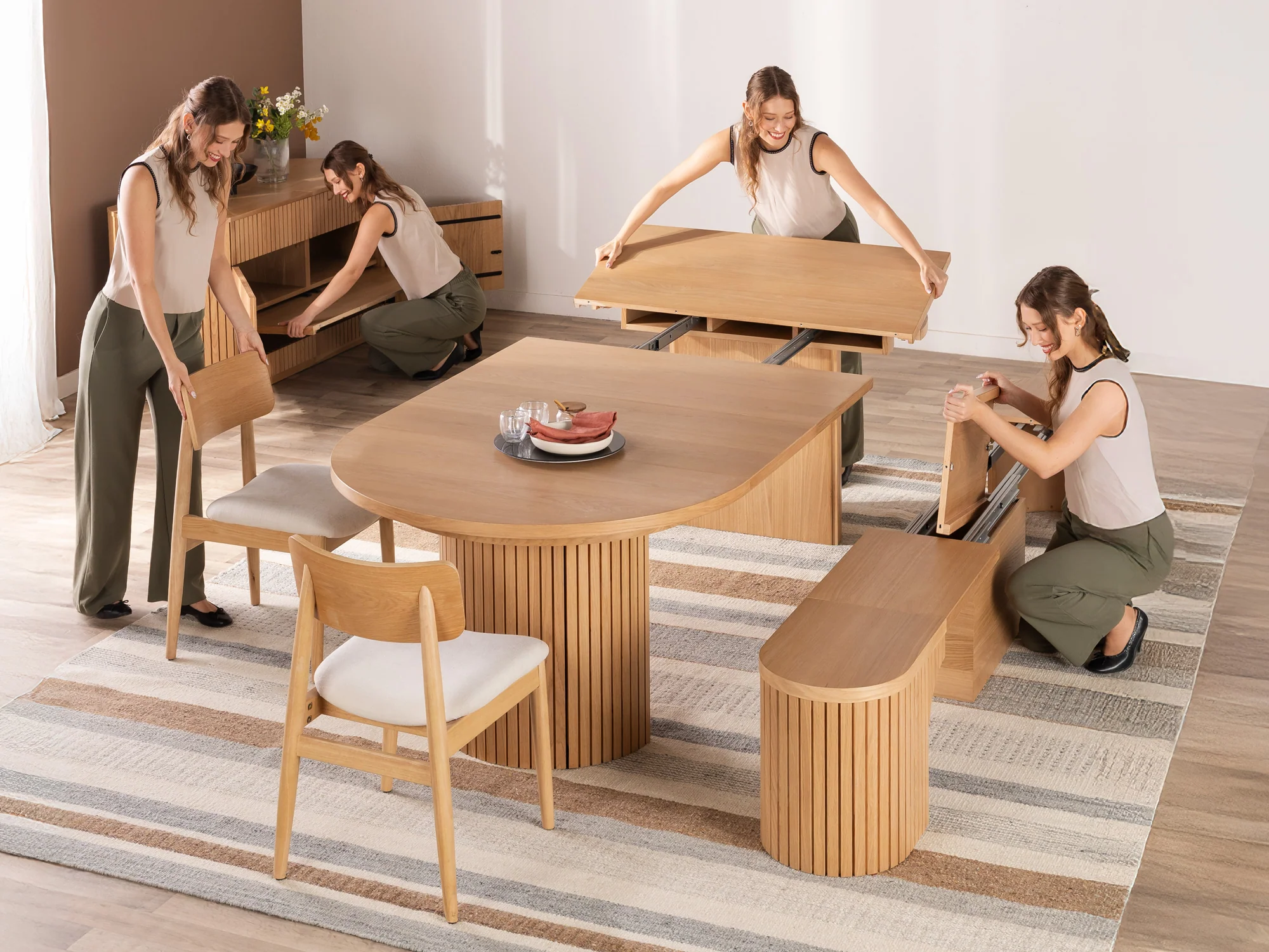Round Dining Set - The Family - Image 22
