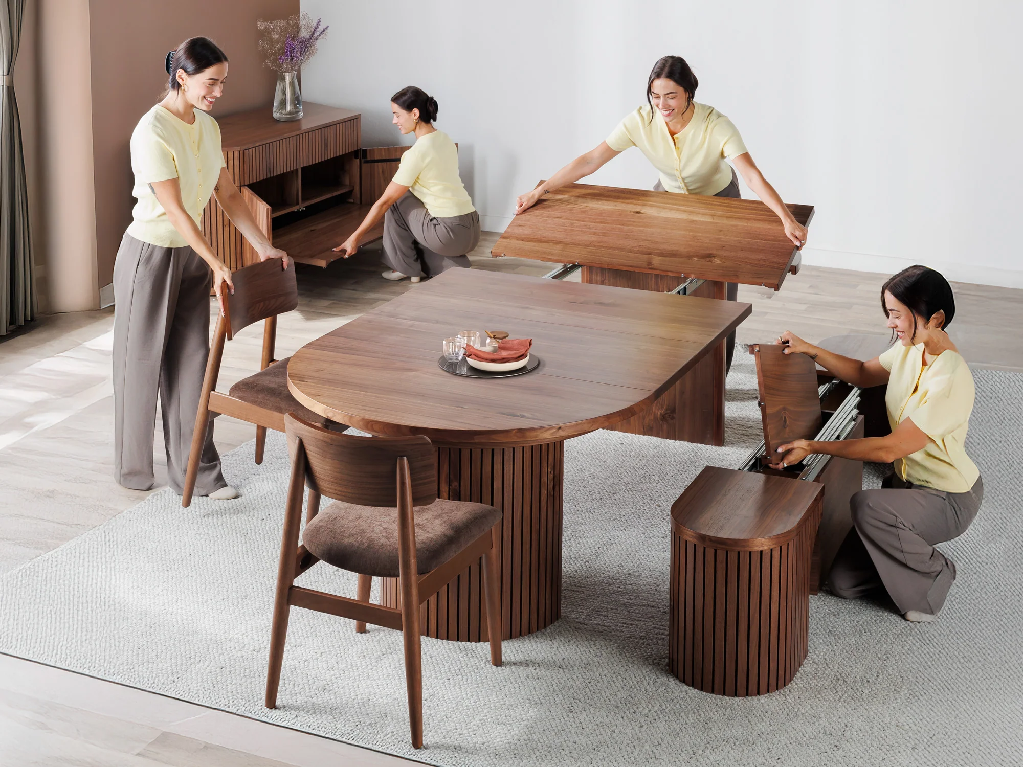 Round Dining Set - The Family - Image 69