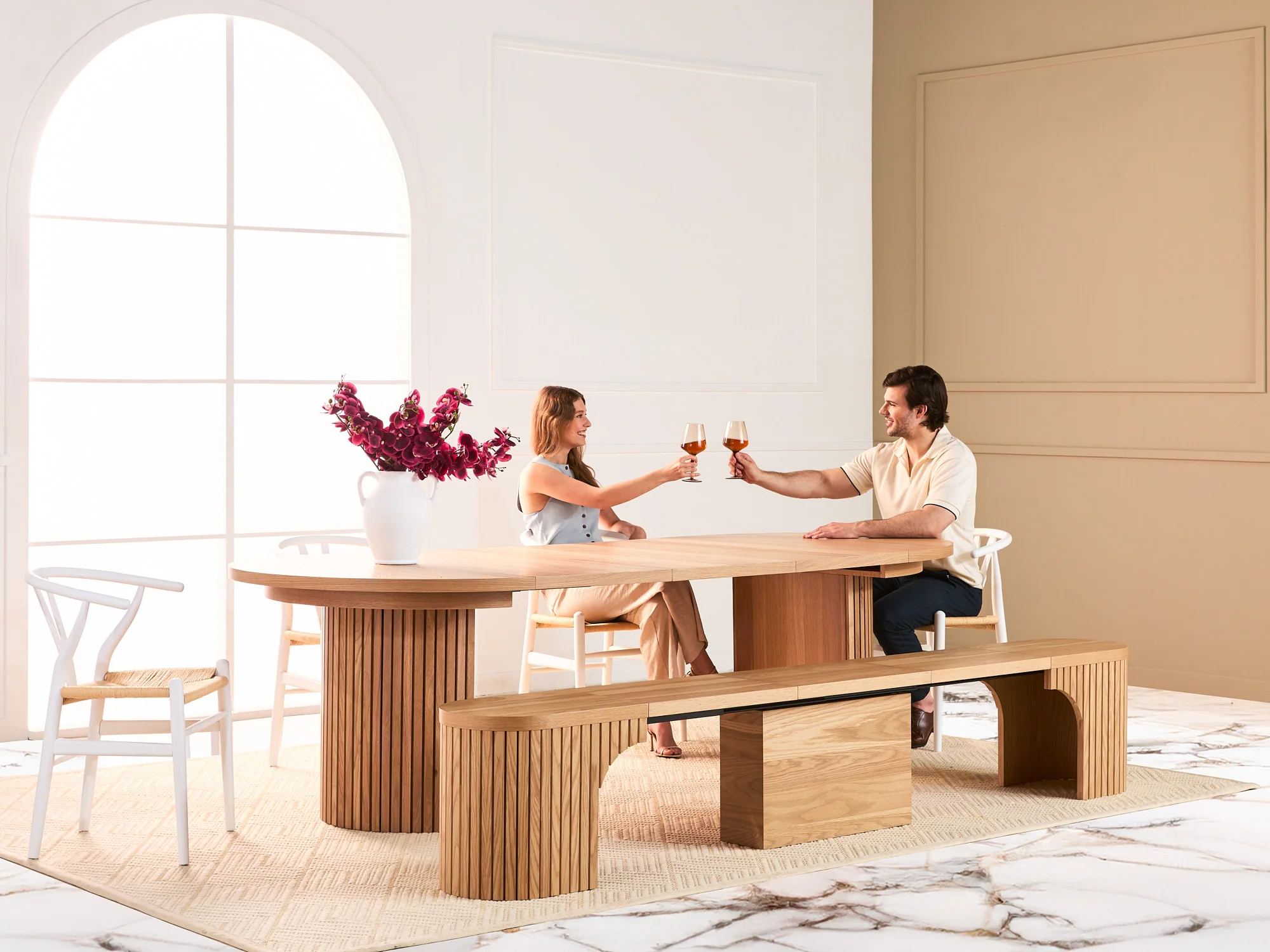 Round Dining Set - The Practical - Image 3