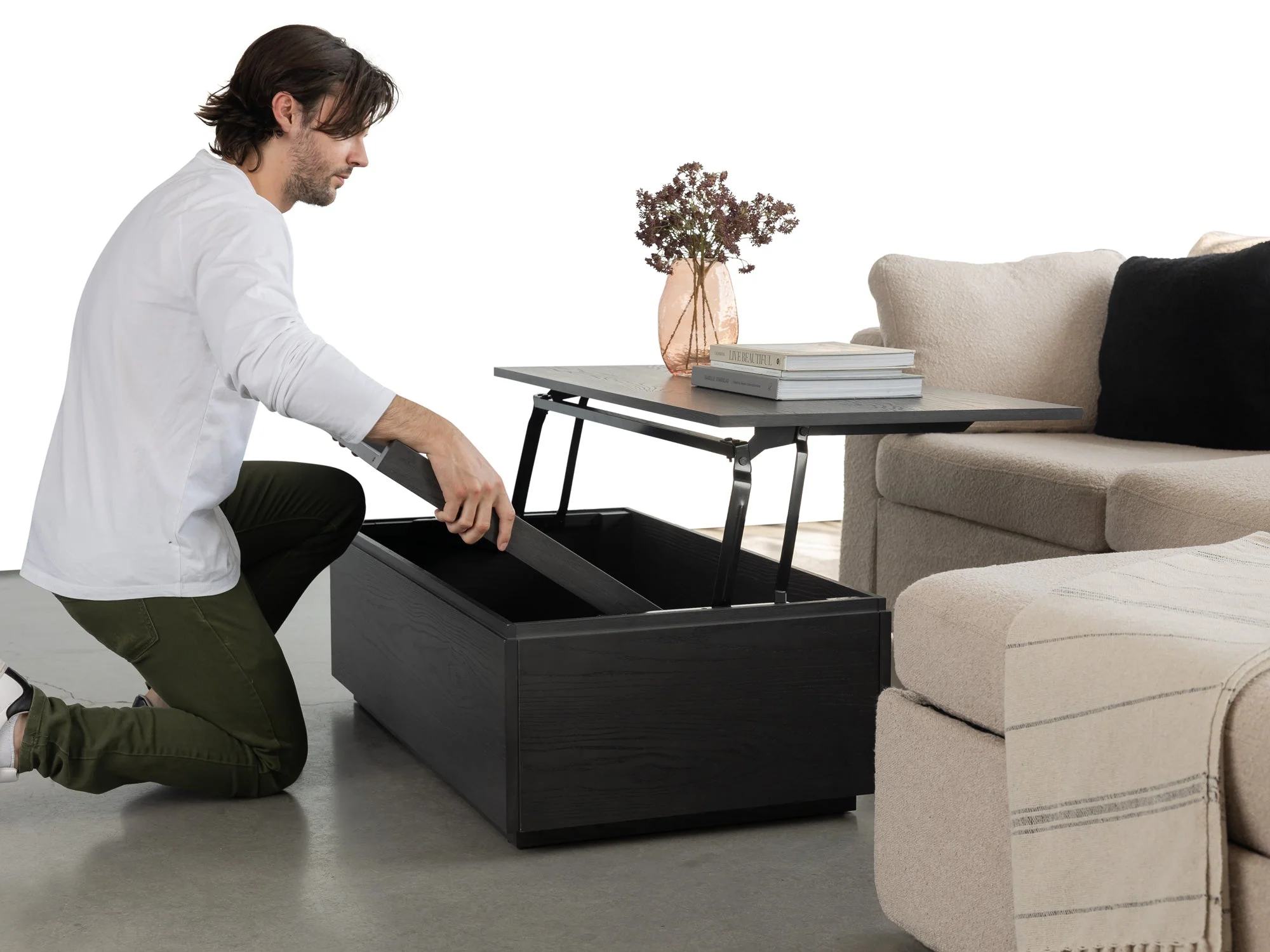 Transformer Coffee Table 4.0 - Panel Storage - Image 11